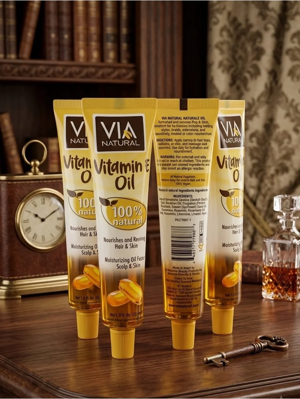 Vitamin E Oil Tube - Yellow | Nourishing Hair & Skin